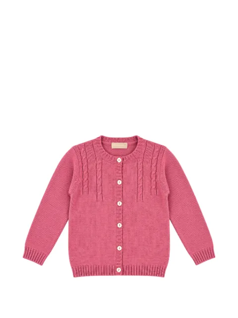 La Stupenderia cable-knit button-up cardigan