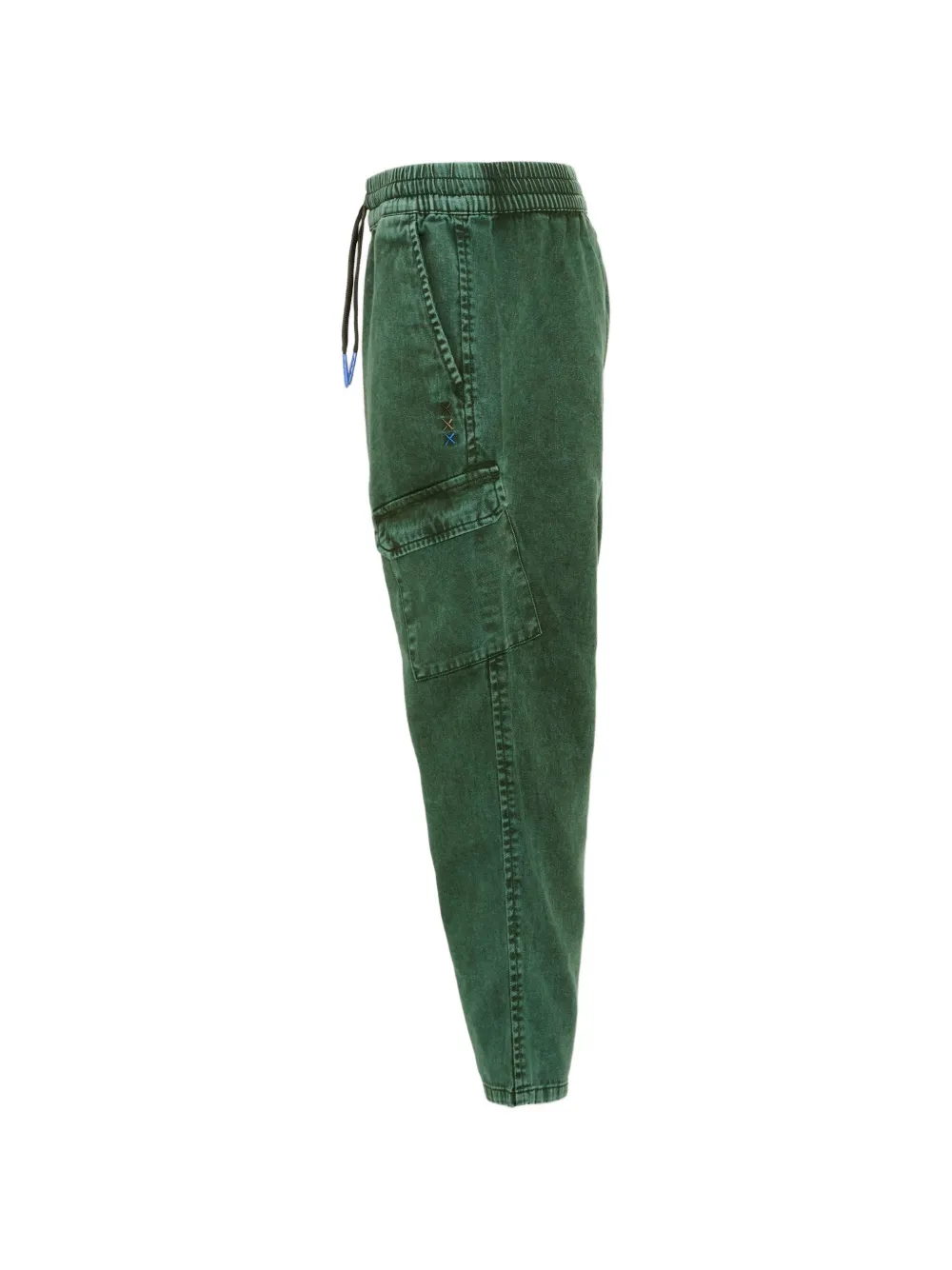 Scotch & Soda Kids drawstring cargo trousers Groen