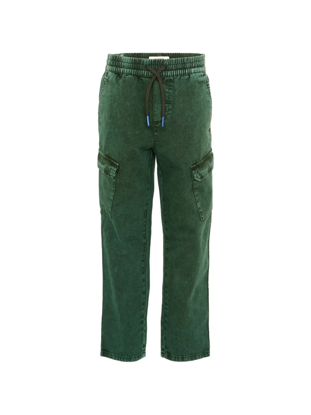 Scotch & Soda Kids drawstring cargo trousers Groen