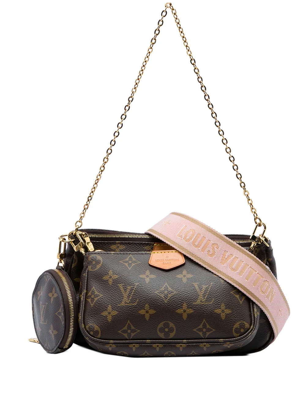 Louis Vuitton Pre-Owned 2020 Monogram Multi Pochette Accessoires satchel - Marrone