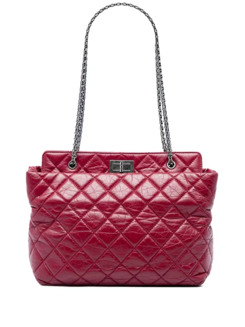 CHANEL Pre-Owned 2012 Quilted Aged Calfskin Reissue 2.55 tote bag