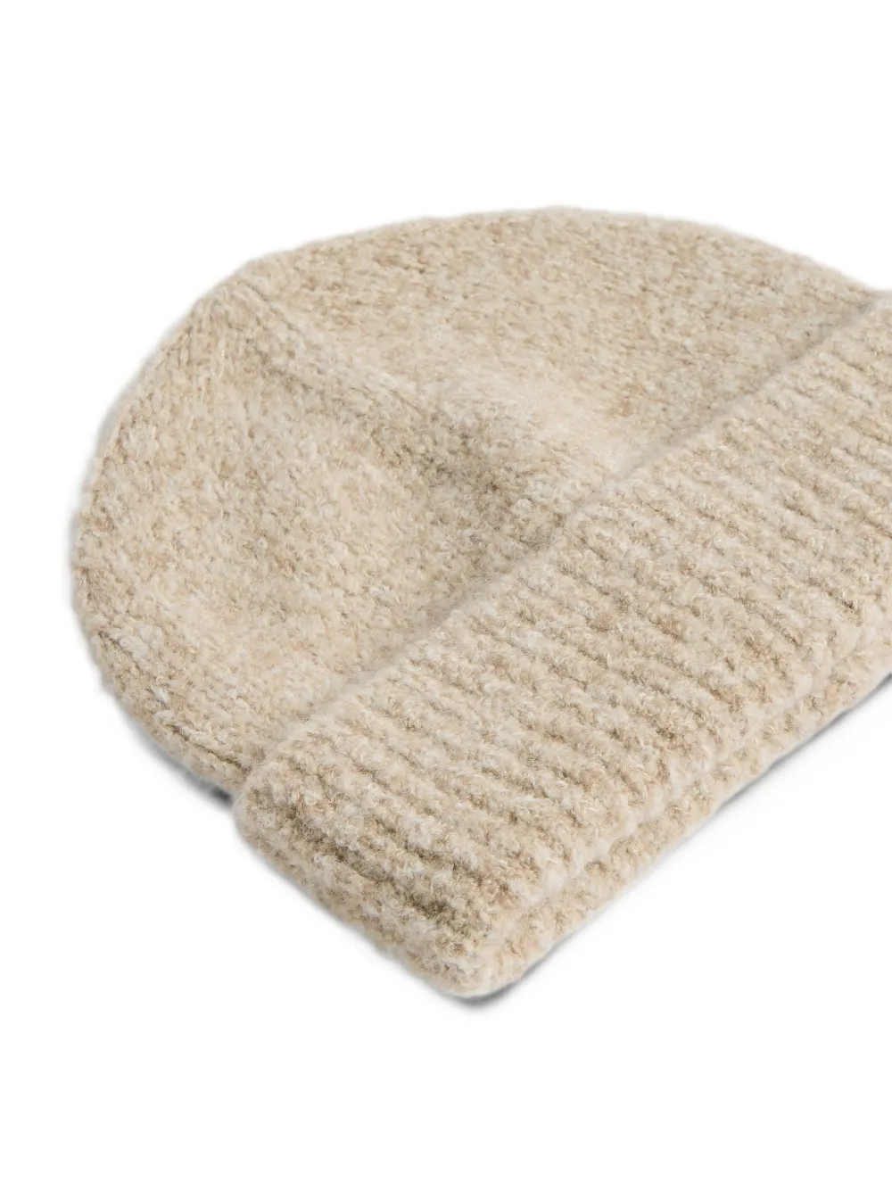 Brunello Cucinelli Kids chiné ribbed beanie hat Beige