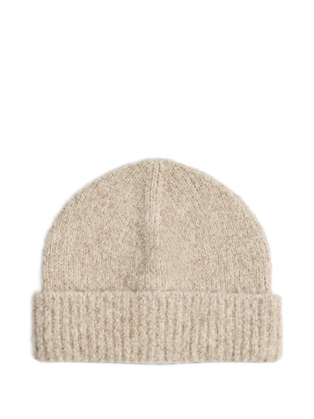 Brunello Cucinelli Kids chiné ribbed beanie hat Beige
