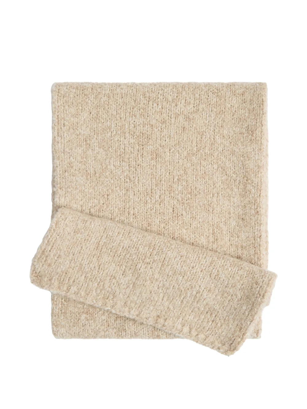 Brunello Cucinelli Kids chiné-knit scarf Beige