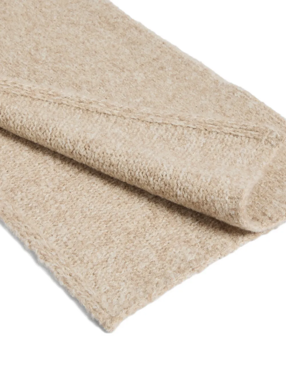 Brunello Cucinelli Kids chiné-knit scarf Beige