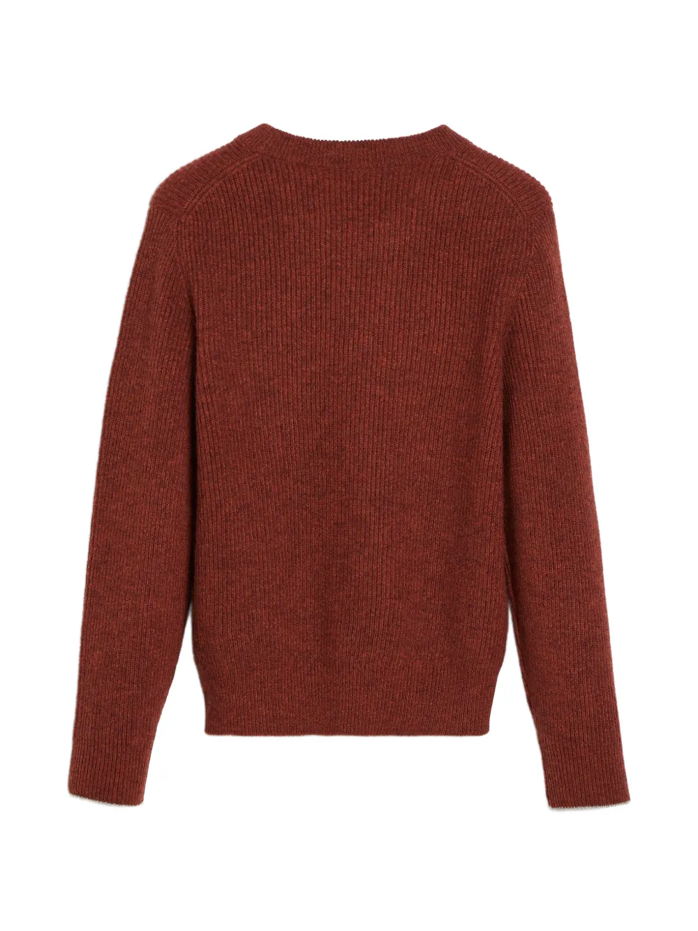 Brunello Cucinelli Kids English rib cashmere sweater Rood