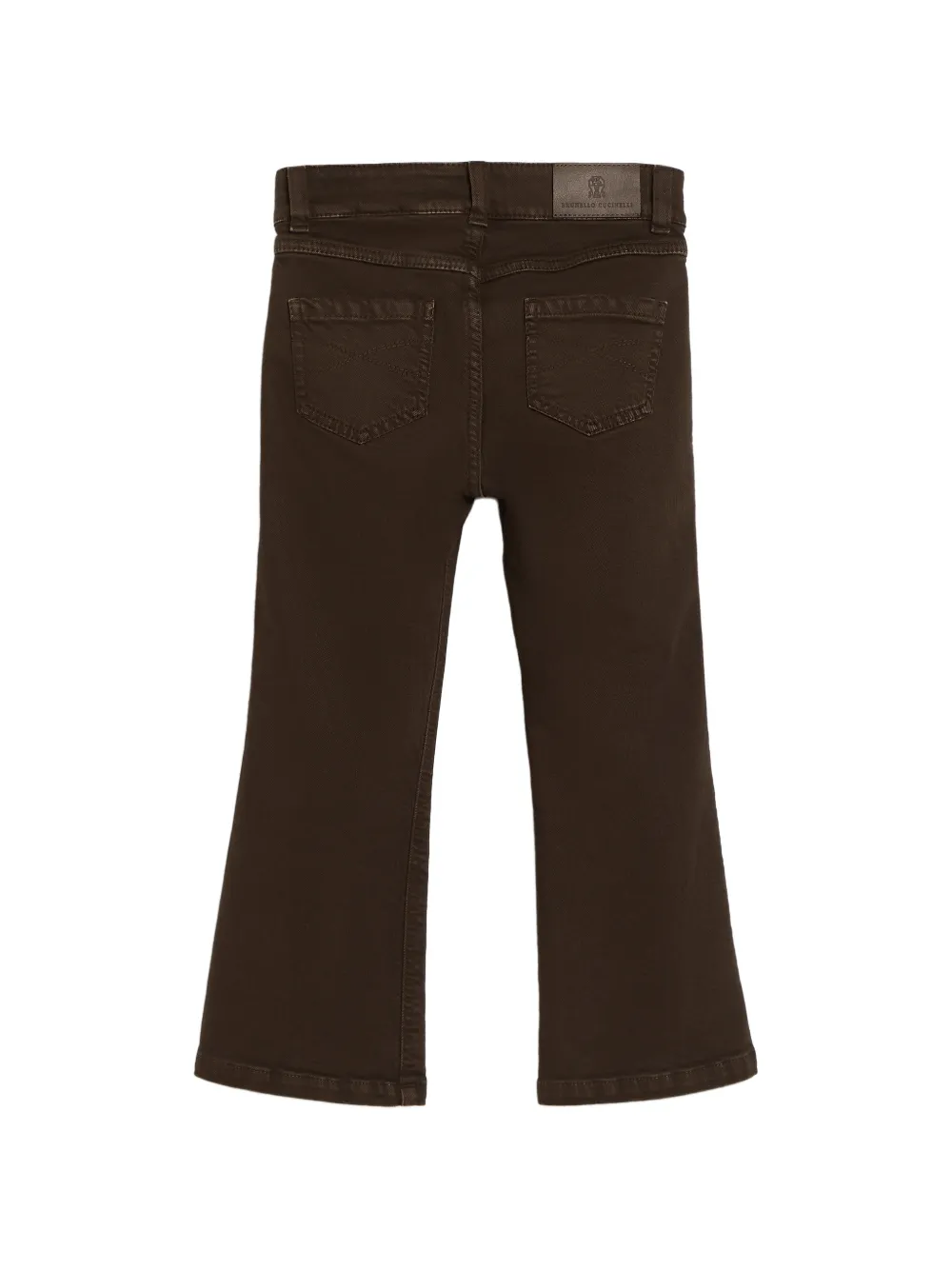 Brunello Cucinelli Kids Monili-embellished jeans Bruin