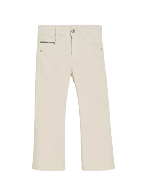 Brunello Cucinelli Kids monili-embellished jeans