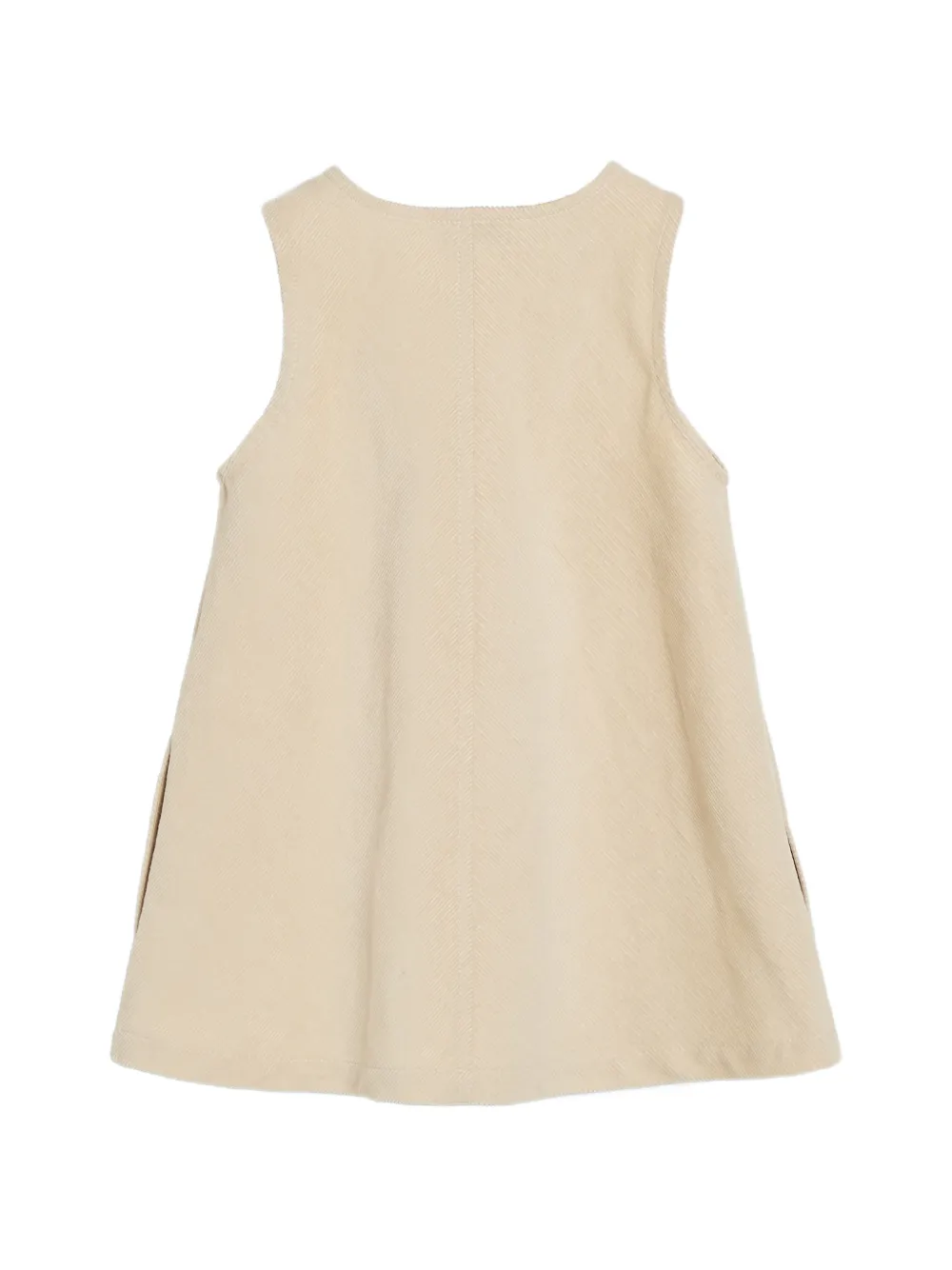 Brunello Cucinelli Kids Bernie corduroy mini dress Beige