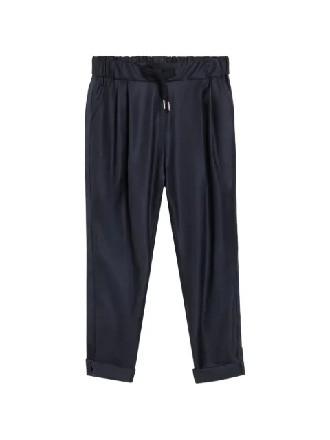 Brunello Cucinelli Kids pantalones de esmoquin con pinzas