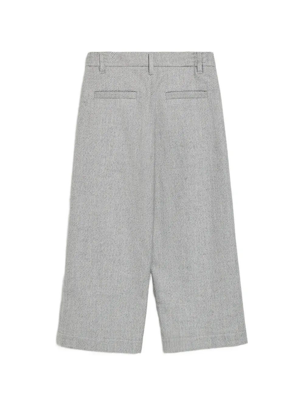 Brunello Cucinelli Kids Monili broek verfraaid met chevron-streep Grijs