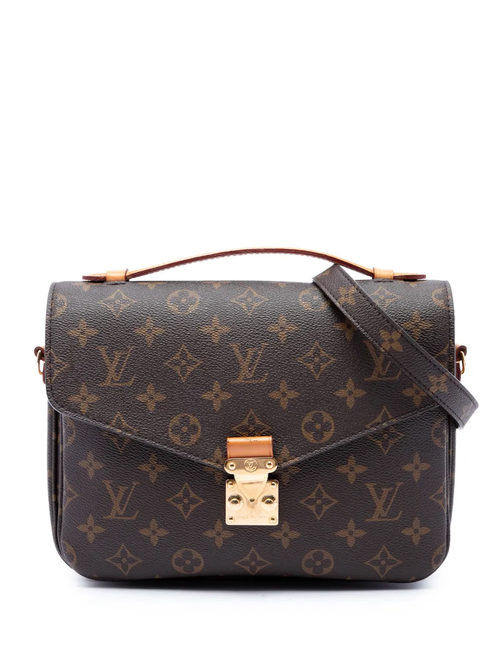 Louis Vuitton Pre-Owned 2021-2026 Monogram Pochette Metis satchel - Marrone