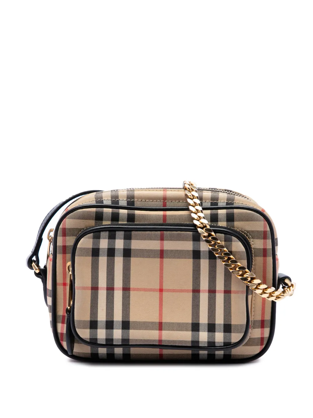 Burberry Pre-Owned 2023-2026 House Check Canvas Camera Bag crossbody bag - Neutrals