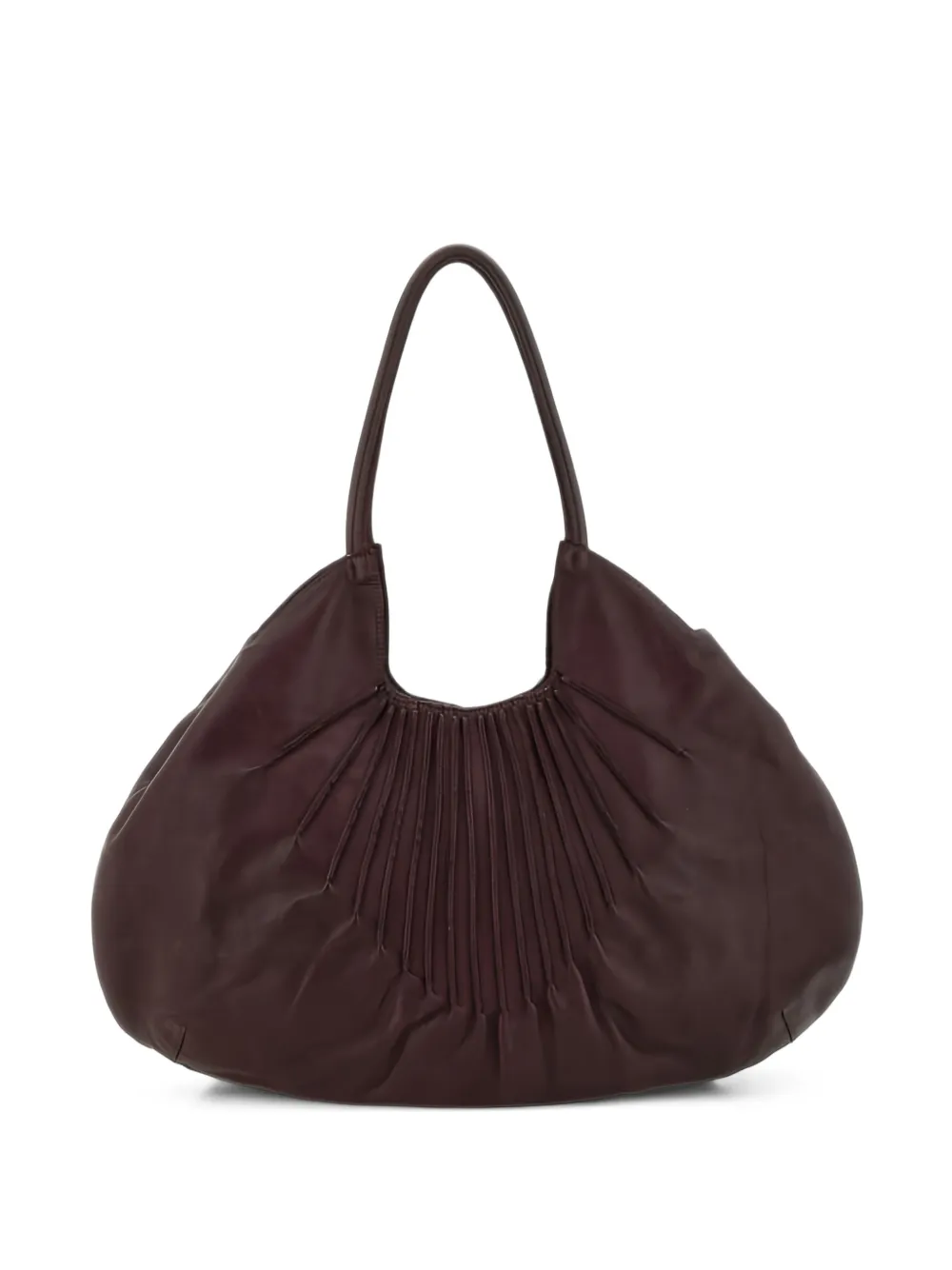 Caterina Lucchi Ornella pleated leather tote bag - Violet Caterina Lucchi Ornella pleated leather tote bag - Violet