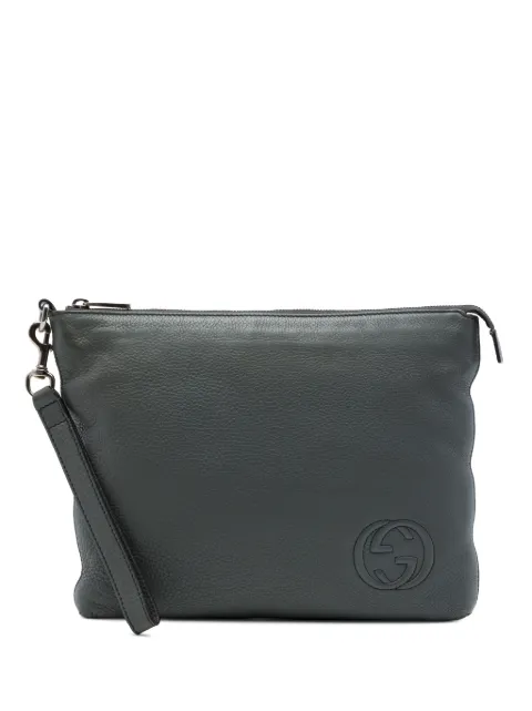 Gucci Pre-Owned 2016-2026 Calfskin Soho clutch bag