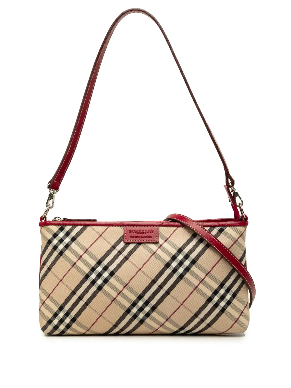 Burberry Pre-Owned 1990-2015 Nova Check Canvas satchel - Neutrals