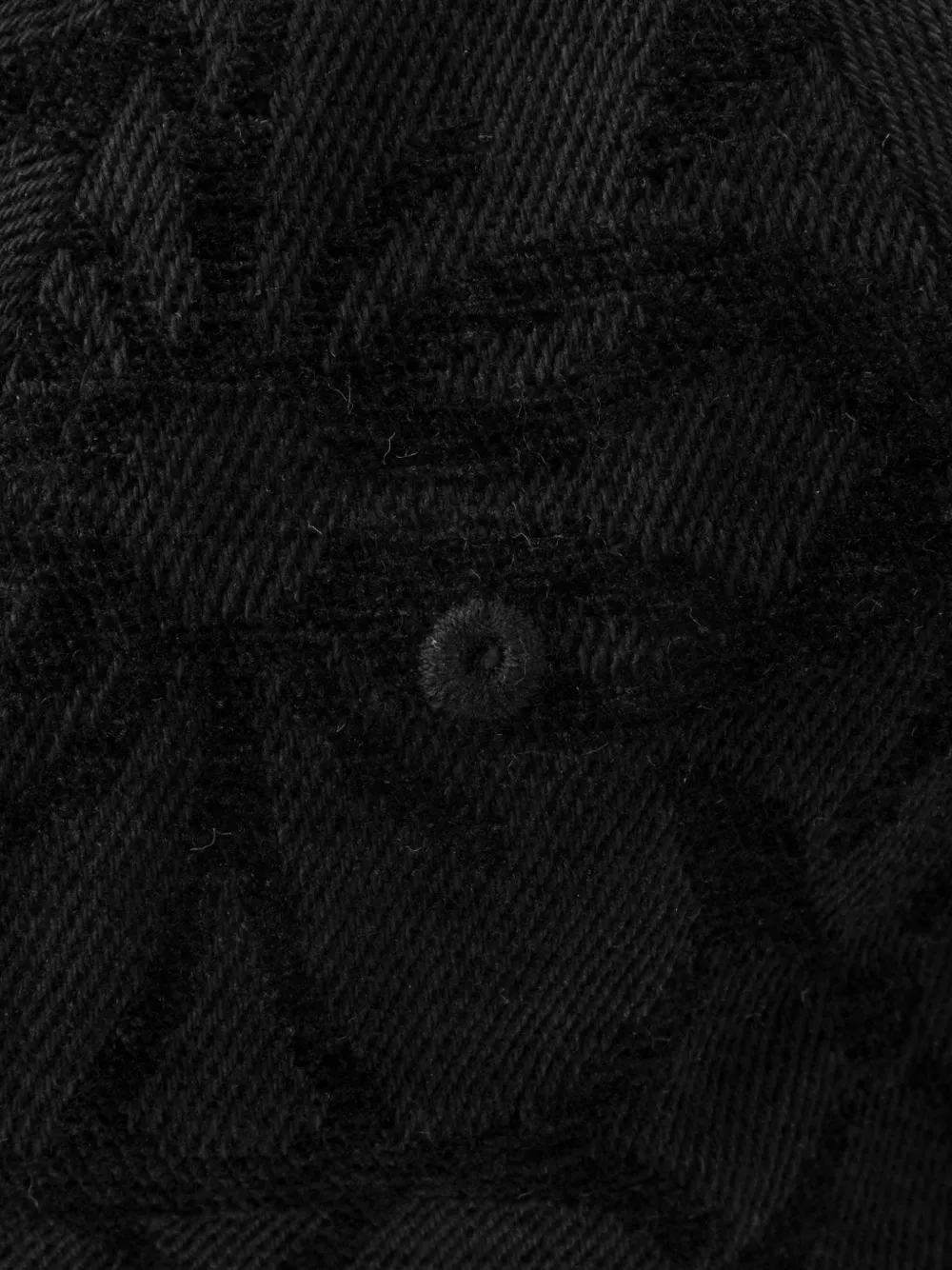 EVISU Kamon logo-embroidered jacquard baseball cap Zwart