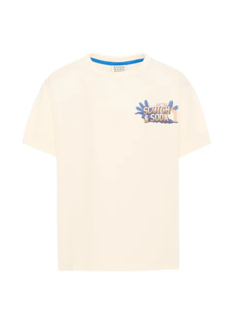 Scotch & Soda Kids graphic-print cotton T-shirt