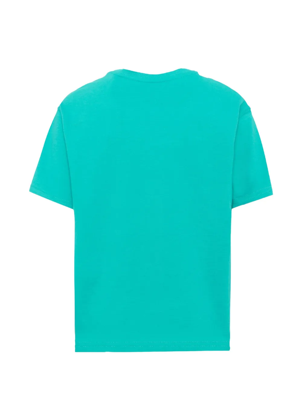 Scotch & Soda Kids logo-embroidered T-shirt Groen