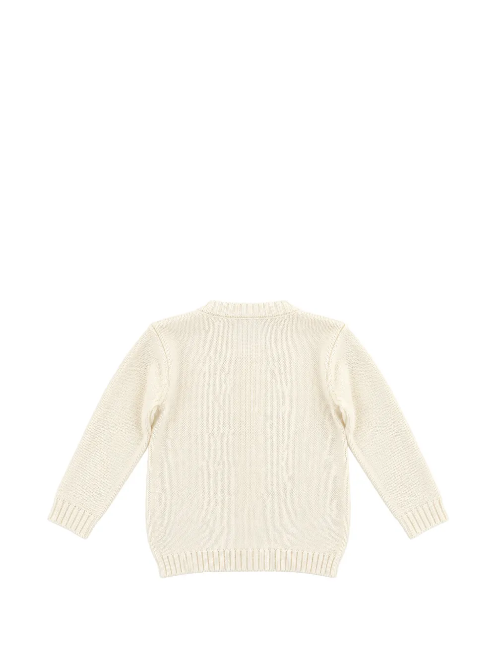 La Stupenderia cable-knit button-up cardigan Wit