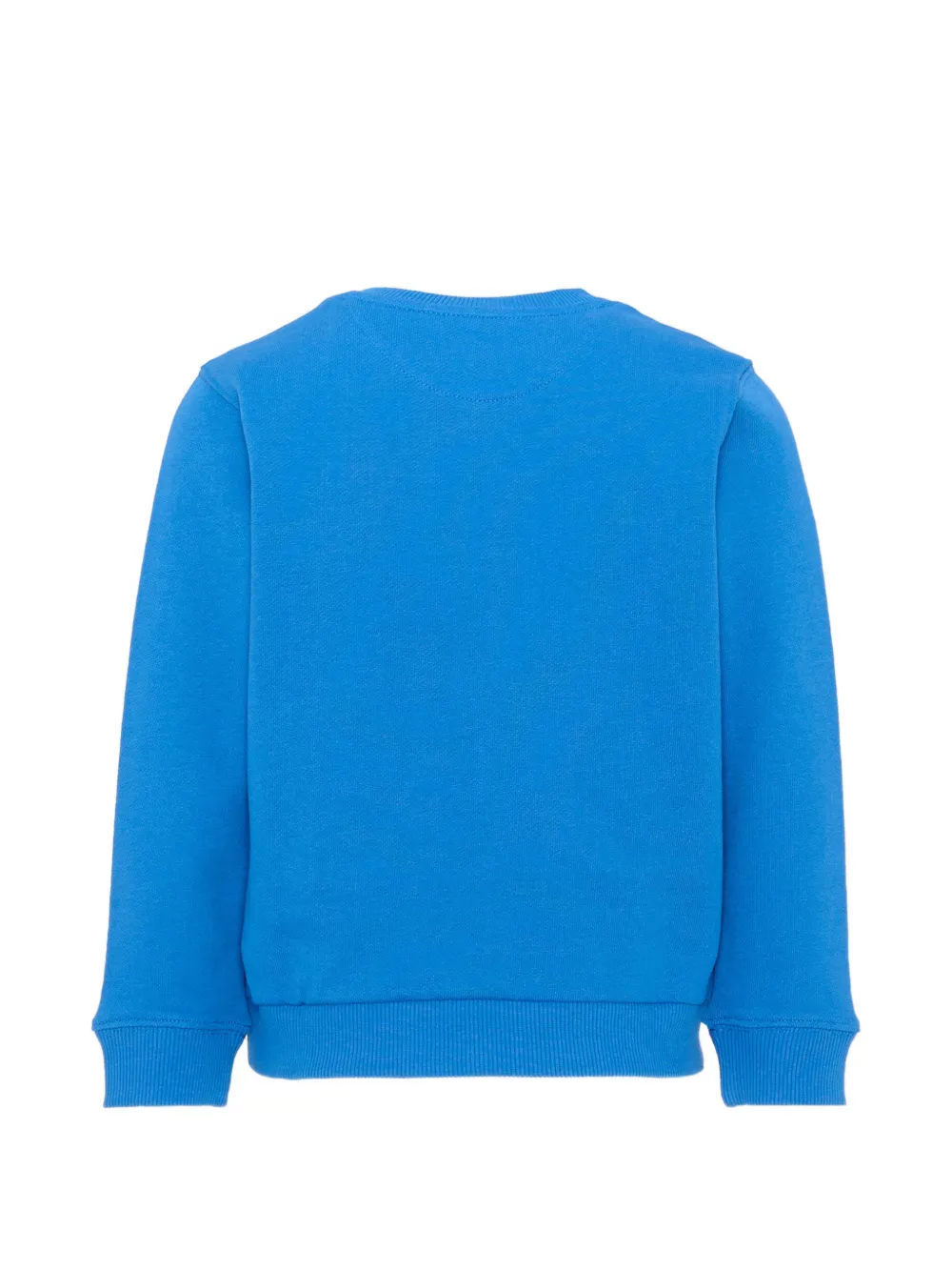 Scotch & Soda Kids logo-patch crew-neck sweatshirt Blauw