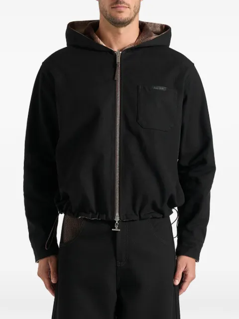 Manière De Voir chamarra Hamish de lona y mezcla de lana reversible