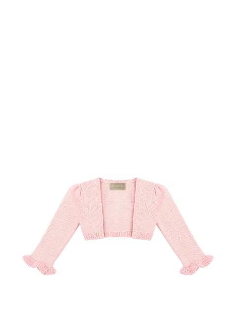 La Stupenderia ruffle-trim knitted cardigan