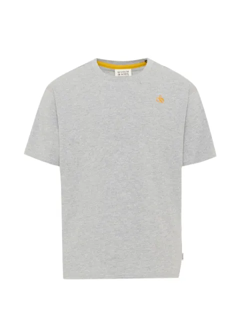 Scotch & Soda Kids logo-embroidered T-shirt