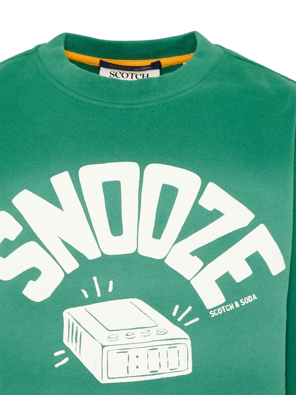 Scotch & Soda Kids graphic-print sweatshirt Groen