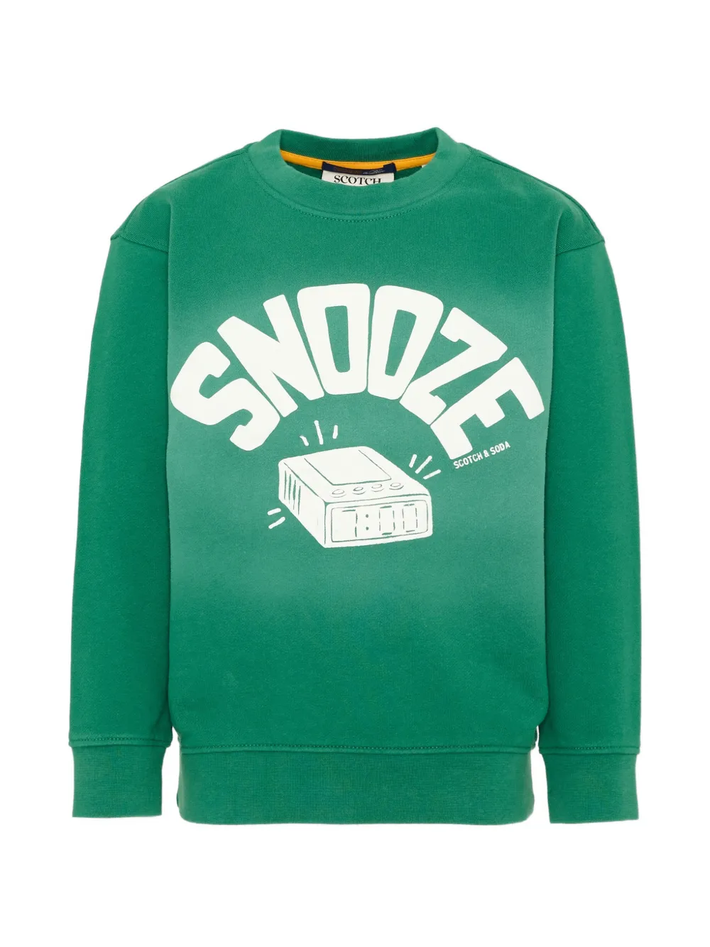 Scotch & Soda Kids graphic-print sweatshirt Groen