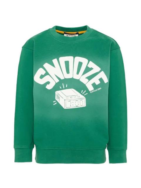 Scotch & Soda Kids sudadera con estampado gráfico