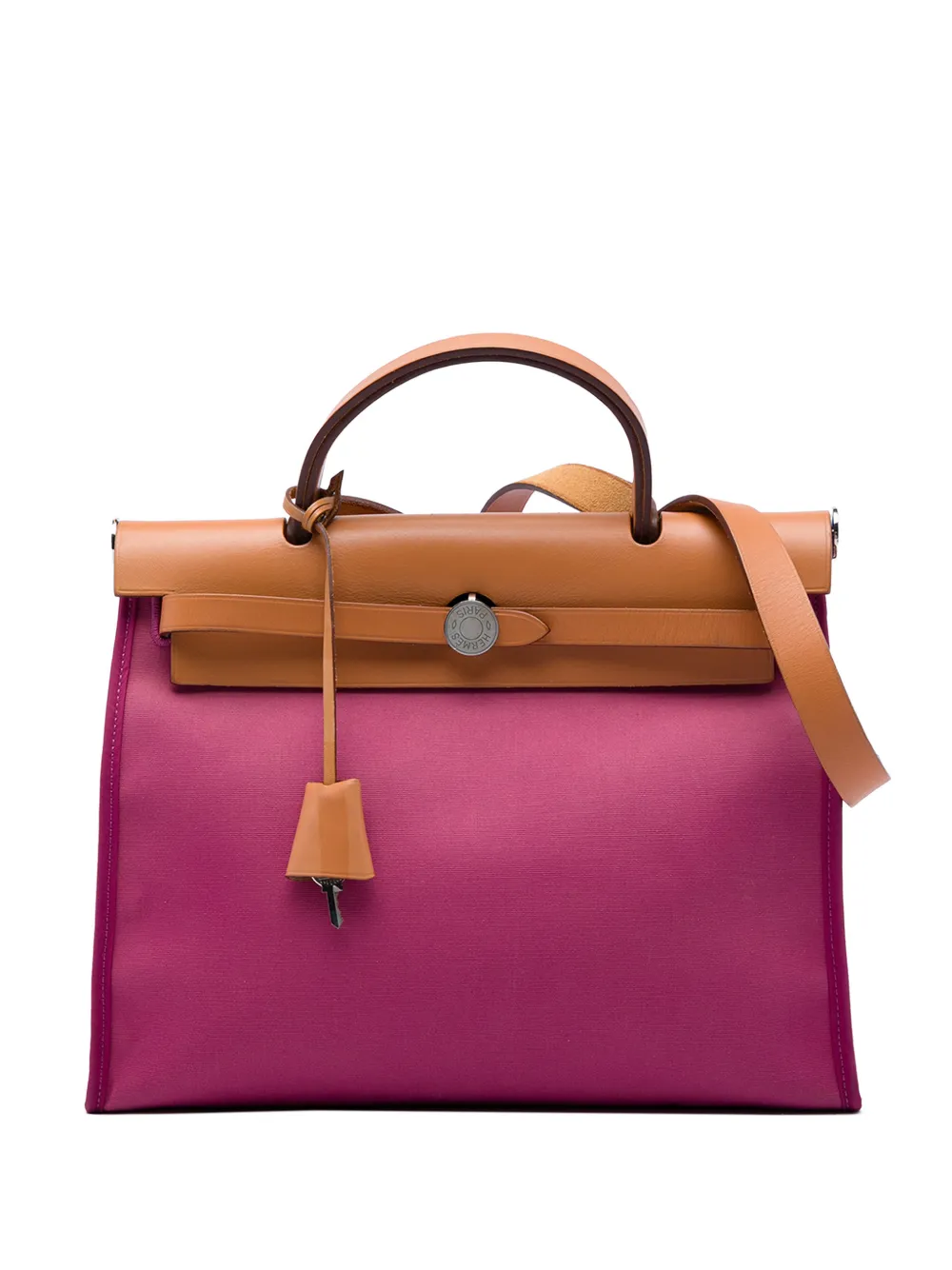 Hermès Pre-Owned 2014 Toile Herbag Zip 31 satchel - Rosa