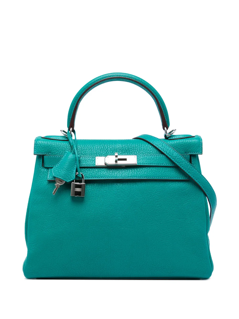 Hermès Pre-Owned 2008 Clemence Kelly II Retourne 28 satchel - Blau