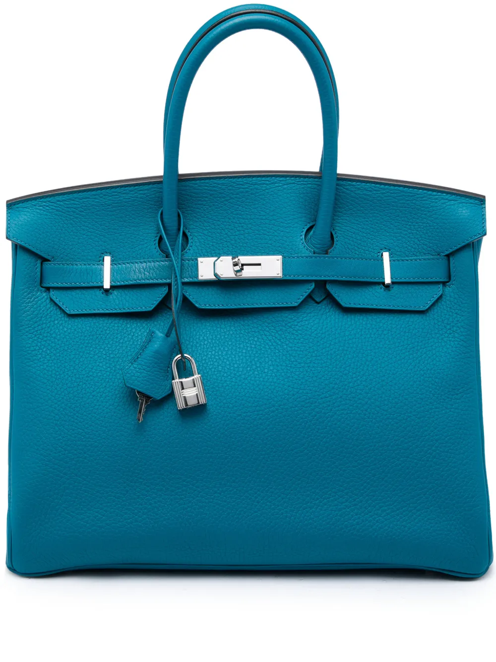 Hermès Pre-Owned 2014 Clemence Birkin Retourne 35 handbag - Blau