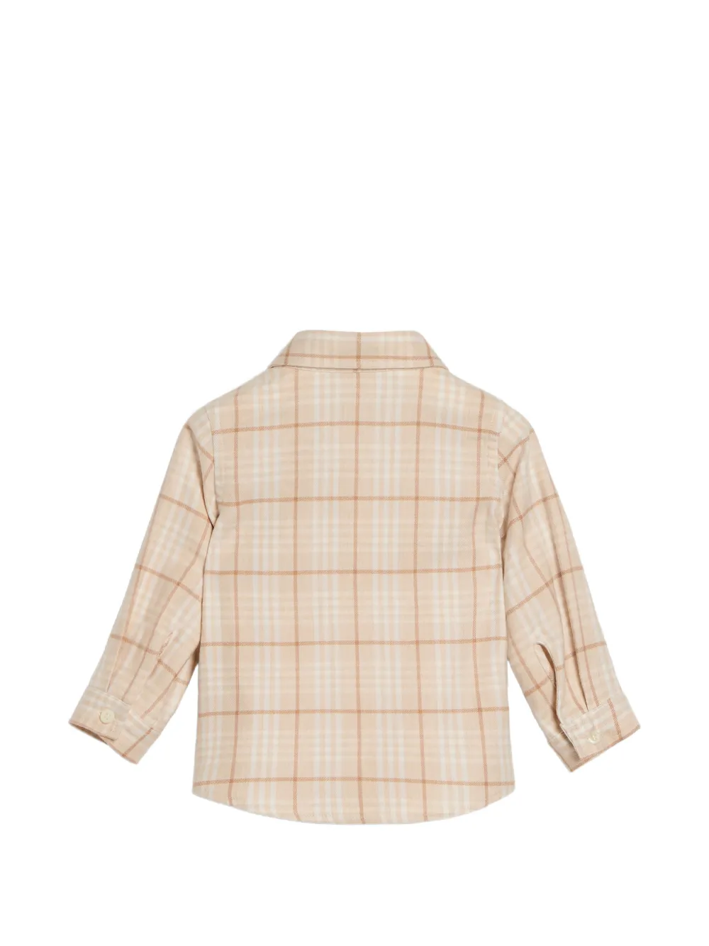 Brunello Cucinelli Kids Bernie tartan-flannel shirt Beige