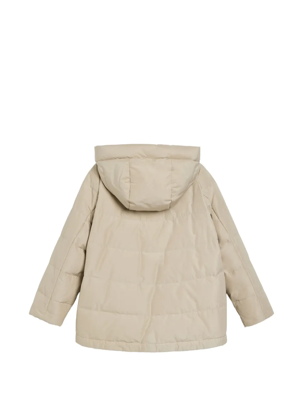 Brunello Cucinelli Kids Monili donsjack met capuchon Beige