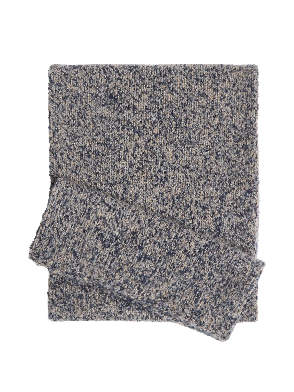 Brunello Cucinelli Kids chiné knit scarf Blauw