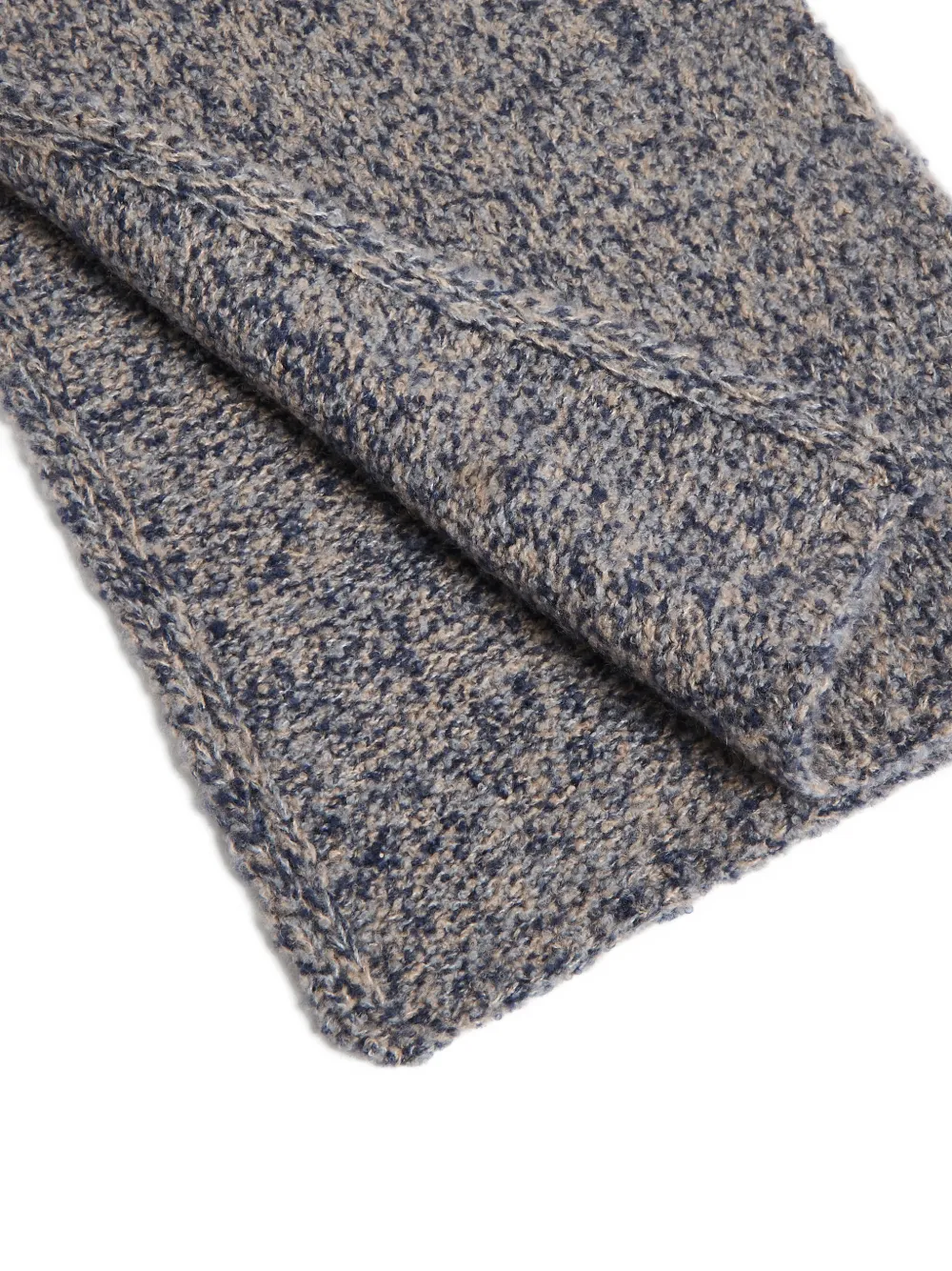 Brunello Cucinelli Kids chiné knit scarf Blauw