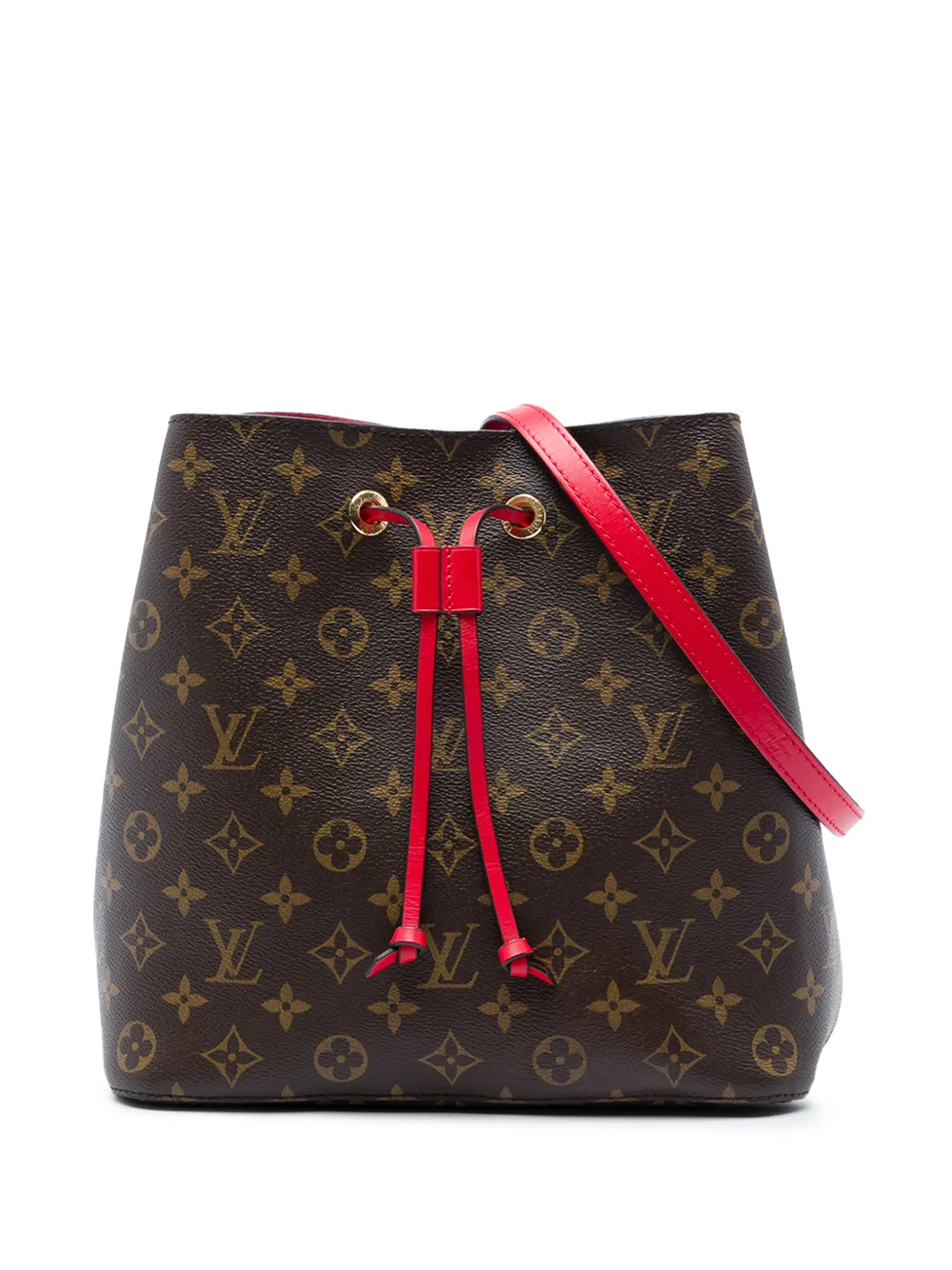 Louis Vuitton Pre-Owned 2019 Monogram Neonoe MM bucket bag - Rot