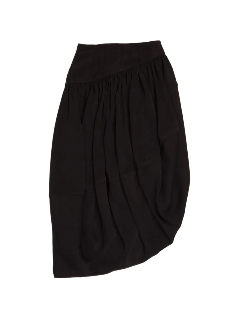 Namacheko Tales asymmetrical midi skirt - Schwarz