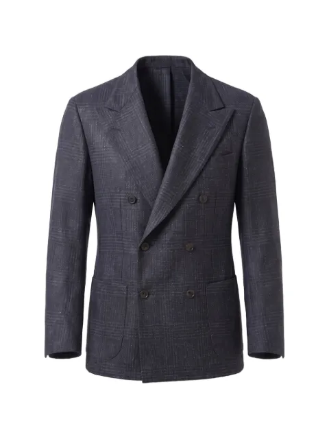 SARTORIO NAPOLI double-breasted checked blazer