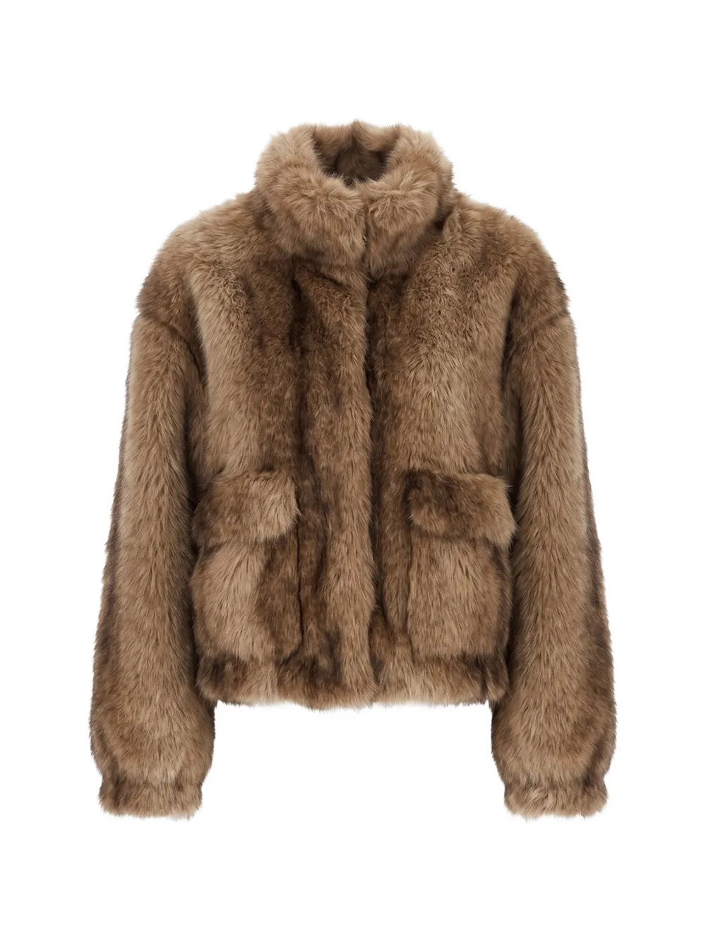 Aniye By Yvette faux-fur jacket - Marrone