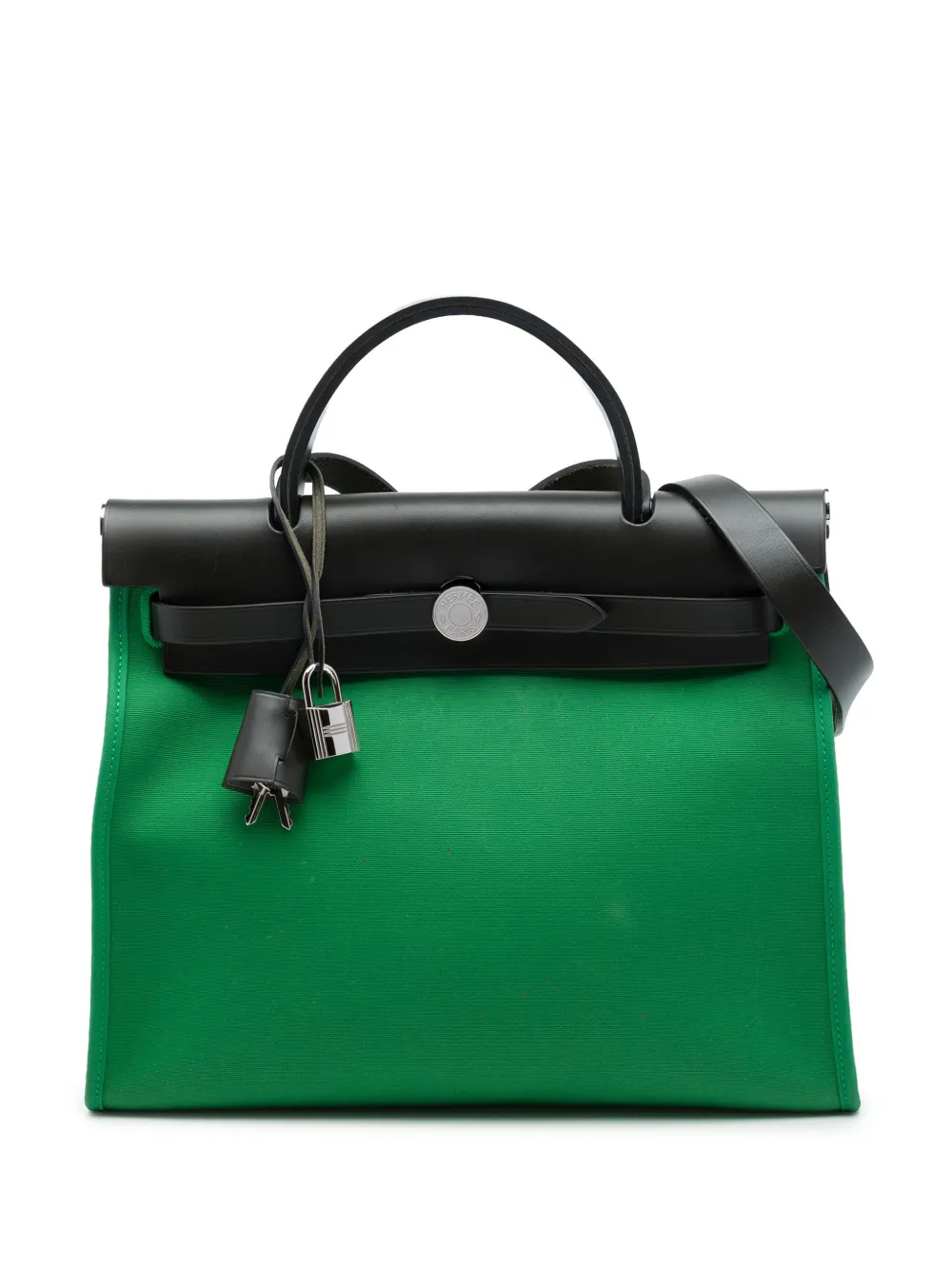 Hermès Pre-Owned 2017 Toile Herbag Zip 31 satchel - Grün