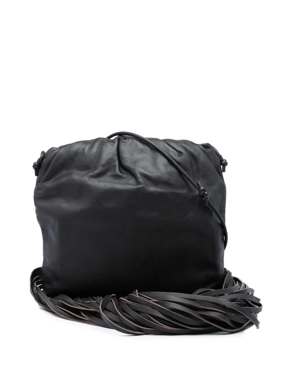 Bottega Veneta Pre-Owned 2012-2026 Nappa The Fringe Pouch shoulder bag - Schwarz