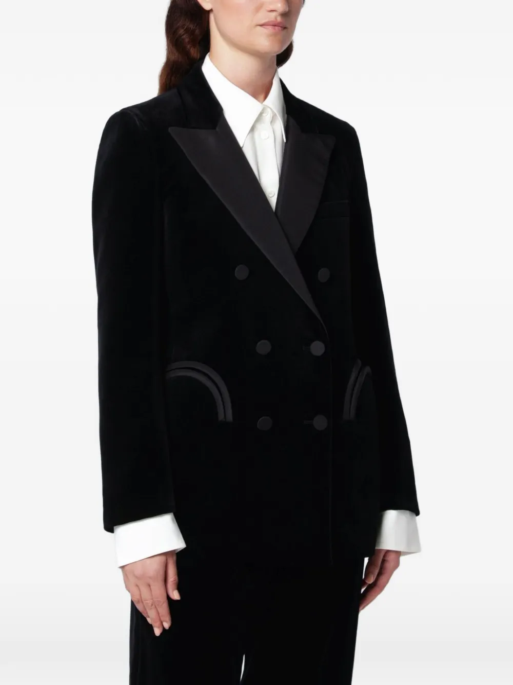 Blazé Milano Jealousy Black double-breasted blazer - Schwarz