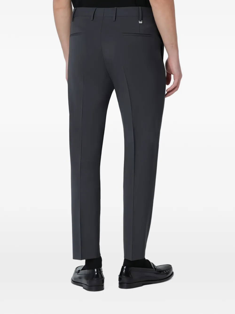 PT Torino pressed-crease tailored trousers Grijs