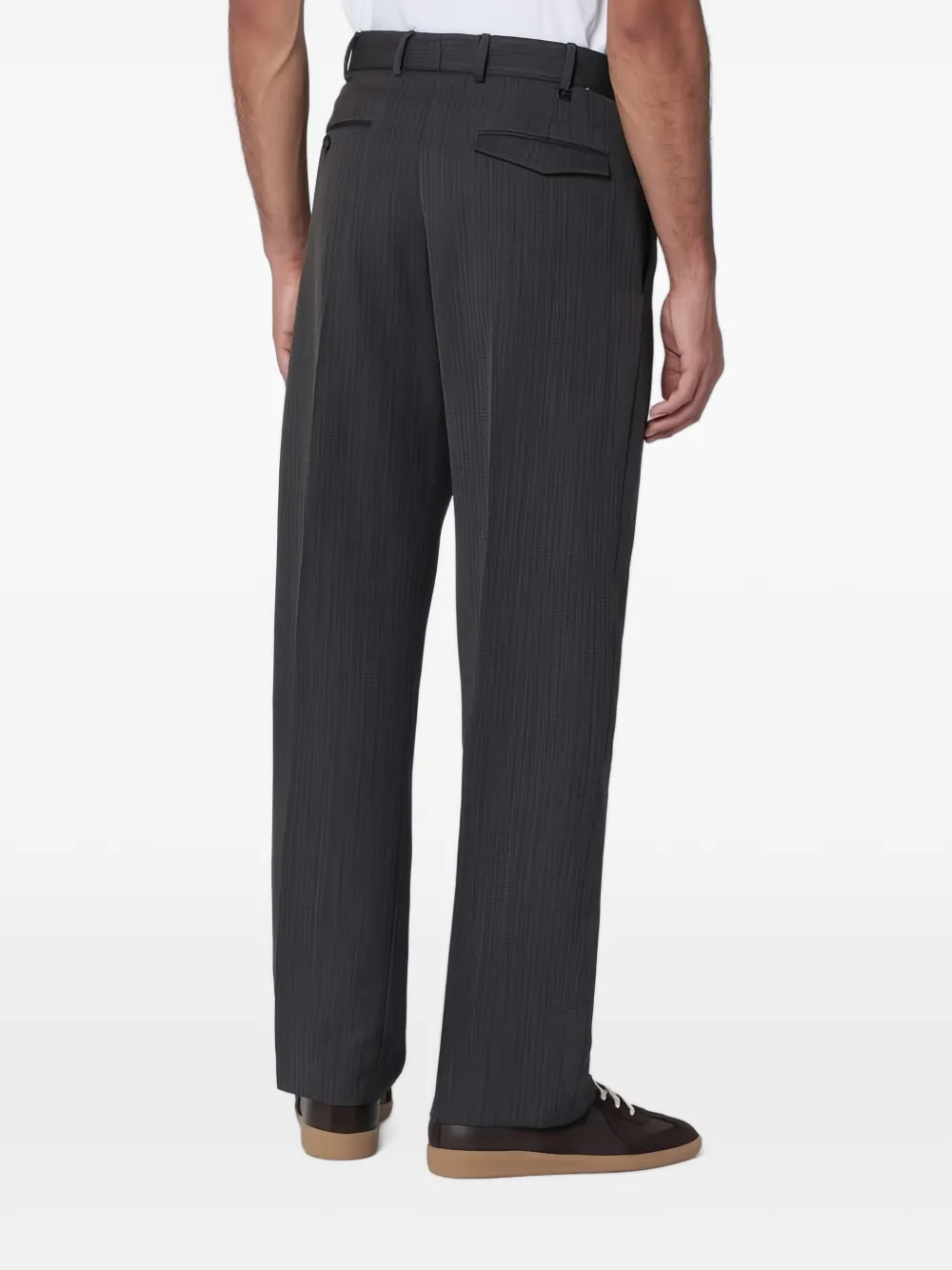 PT Torino striped wool trousers Grijs