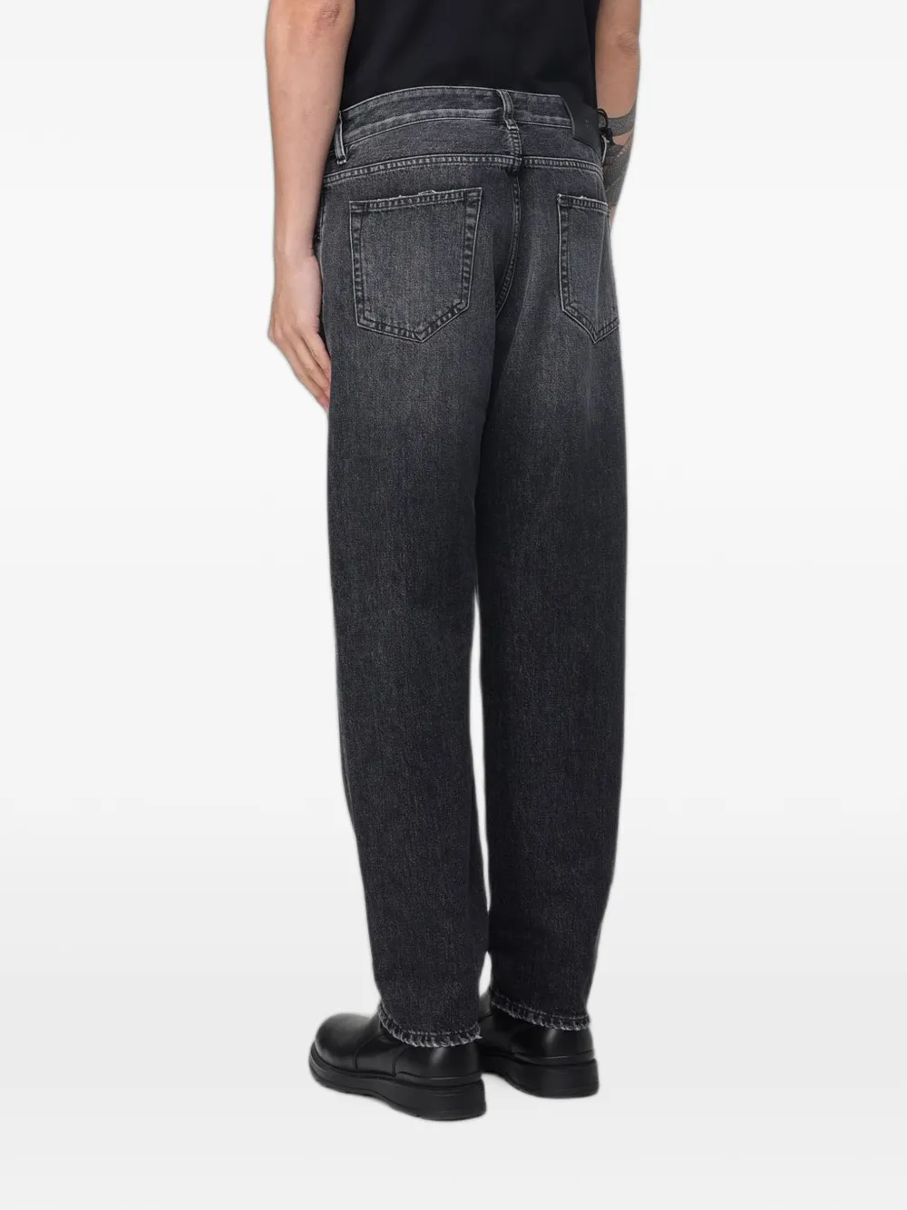 PT Torino Rebel tapered jeans Zwart