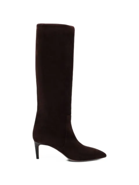 Paris Texas pointed-toe suede boots