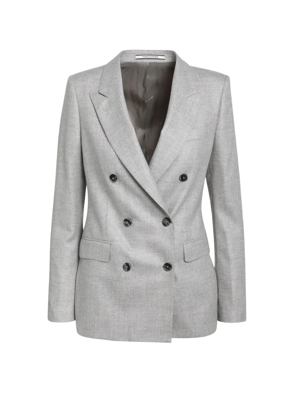 Tagliatore double-breasted peak-lapels blazer - Grey